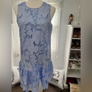 Just me Boyce floral laced short dress size M